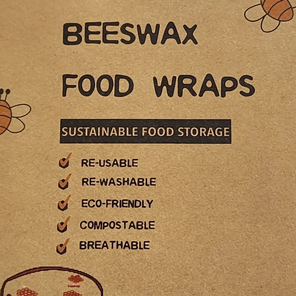 NWT 9 Bee’s Wrap Resuable Bee’s Wax food wraps.